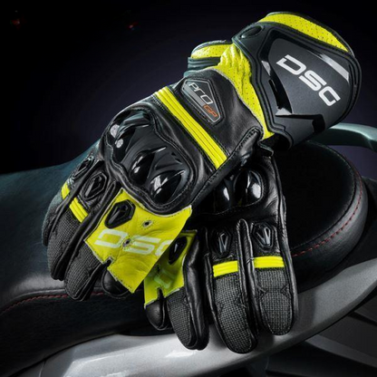 DSG Hydro V2 Riding Glove Black Yellow Fluo