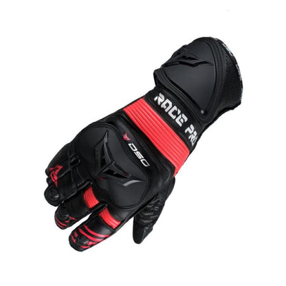 DSG Race Pro Sport Gloves-Black-Red