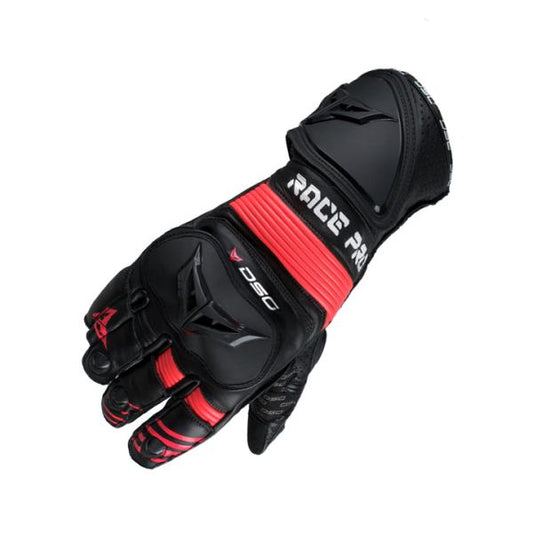 DSG Race Pro Sport Gloves-Black-Red