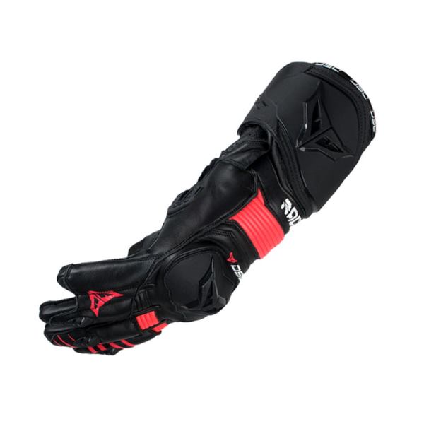 DSG Race Pro Sport Gloves-Black-Red