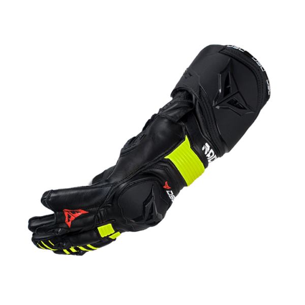DSG Race Pro Sport Gloves-Yellow Fluo