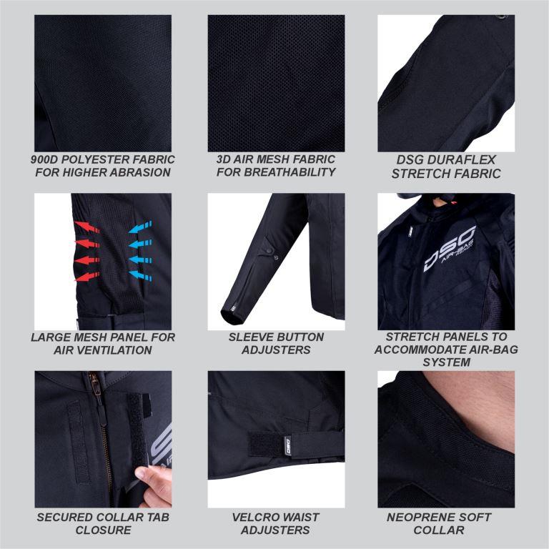 DSG Race Pro V2 Riding Jacket - Black