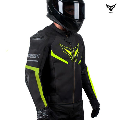 DSG Race Pro V3 Riding Jacket-Yellow Fluo
