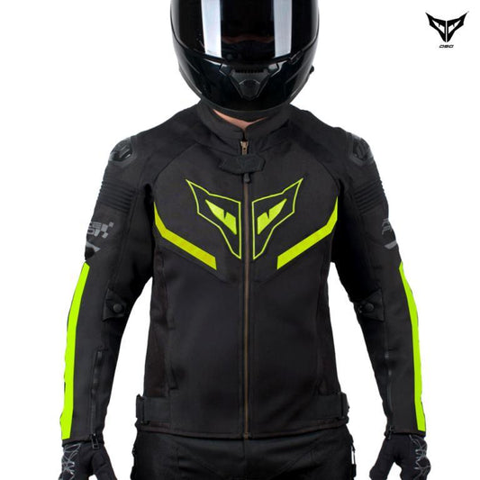 DSG Race Pro V3 Riding Jacket-Yellow Fluo