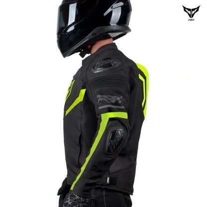 DSG Race Pro V3 Riding Jacket-Yellow Fluo