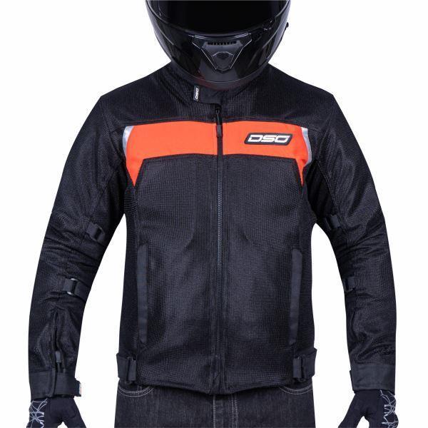 DSG Roadster Riding Jacket-Black Red