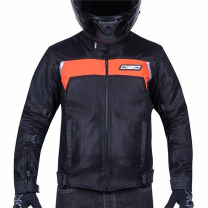 DSG Roadster Riding Jacket-Black Red