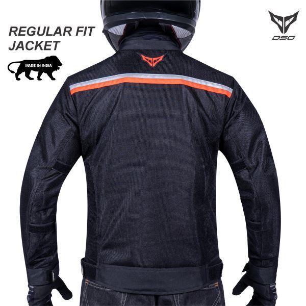 DSG Roadster Riding Jacket-Black Red