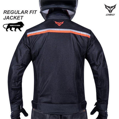 DSG Roadster Riding Jacket-Black Red