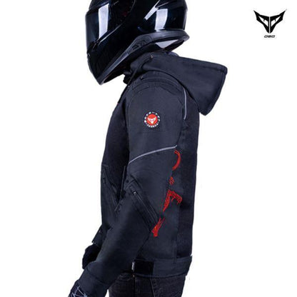 DSG Yakuza Riding Jacket-Black/Red