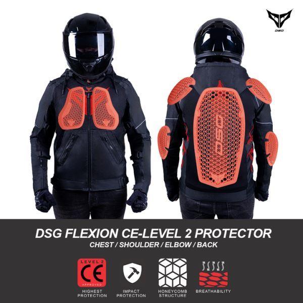 DSG Yakuza Riding Jacket-Black/Red