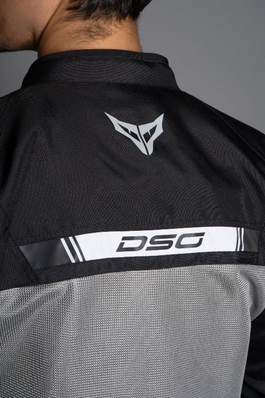 DSG Aire Riding Jacket (Light Grey Black White)