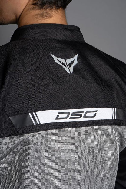 DSG Aire Riding Jacket (Light Grey Black White)