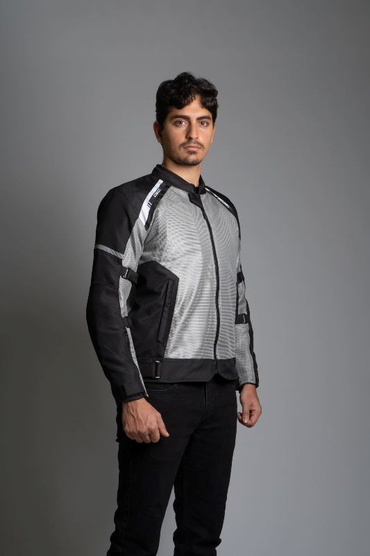 DSG Aire Riding Jacket (Light Grey Black White)