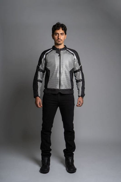 DSG Aire Riding Jacket (Light Grey Black White)
