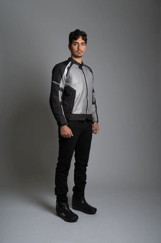 DSG Aire Riding Jacket (Light Grey Black White)