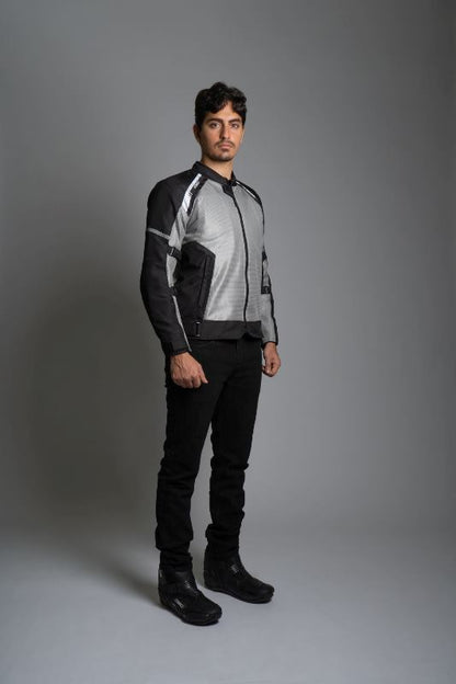 DSG Aire Riding Jacket (Light Grey Black White)