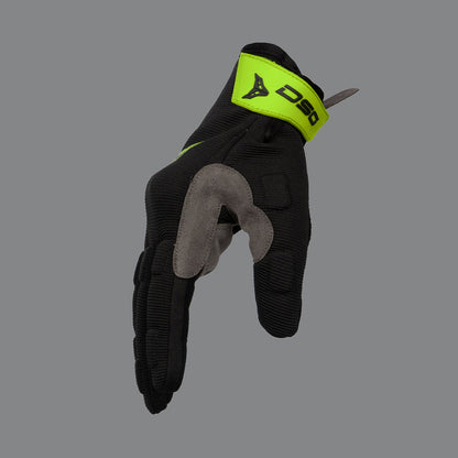 DSG Alpha Air Gloves (Black Yellow Fluo)