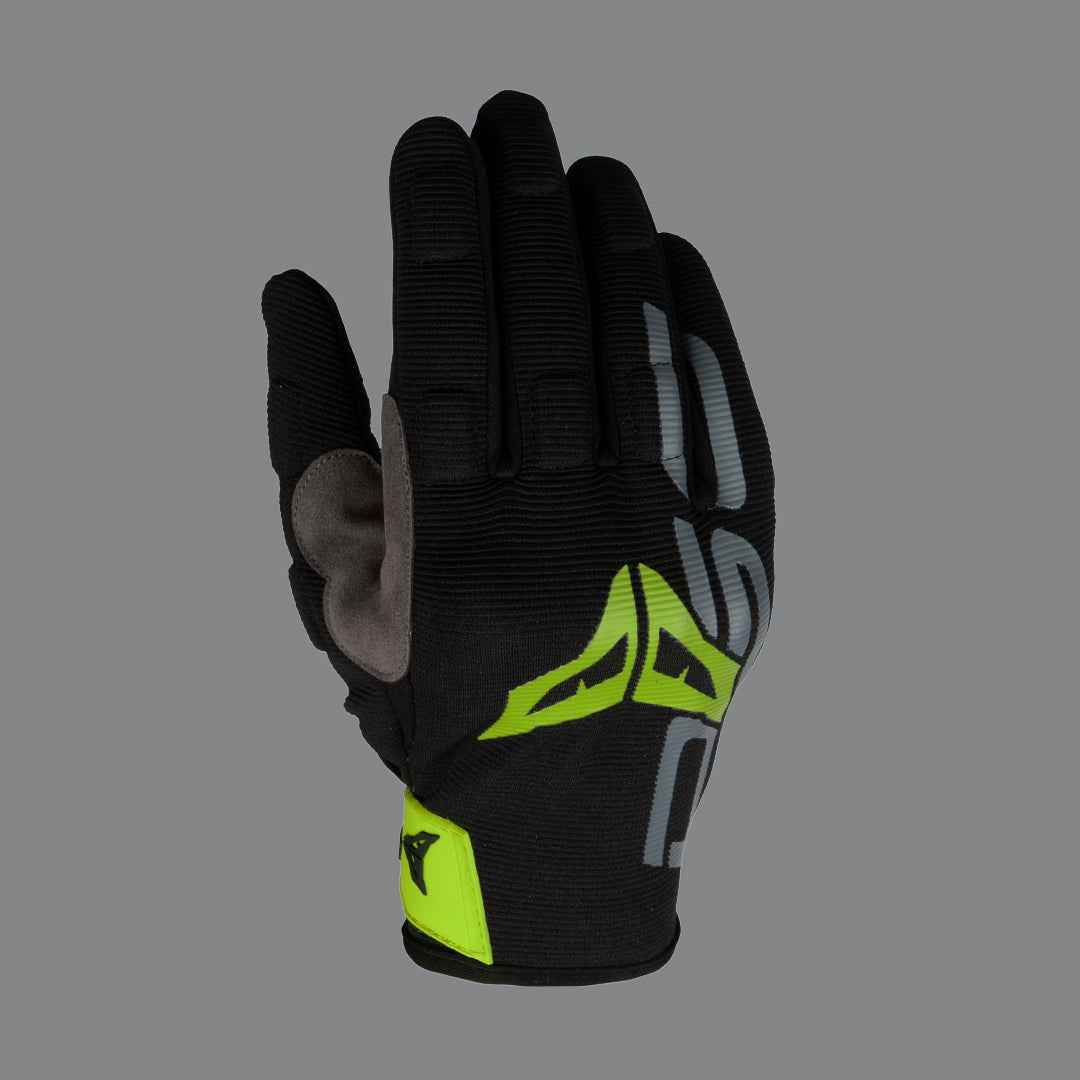 DSG Alpha Air Gloves (Black Yellow Fluo)