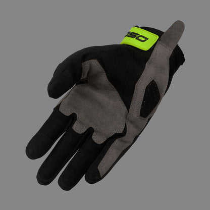 DSG Alpha Air Gloves (Black Yellow Fluo)