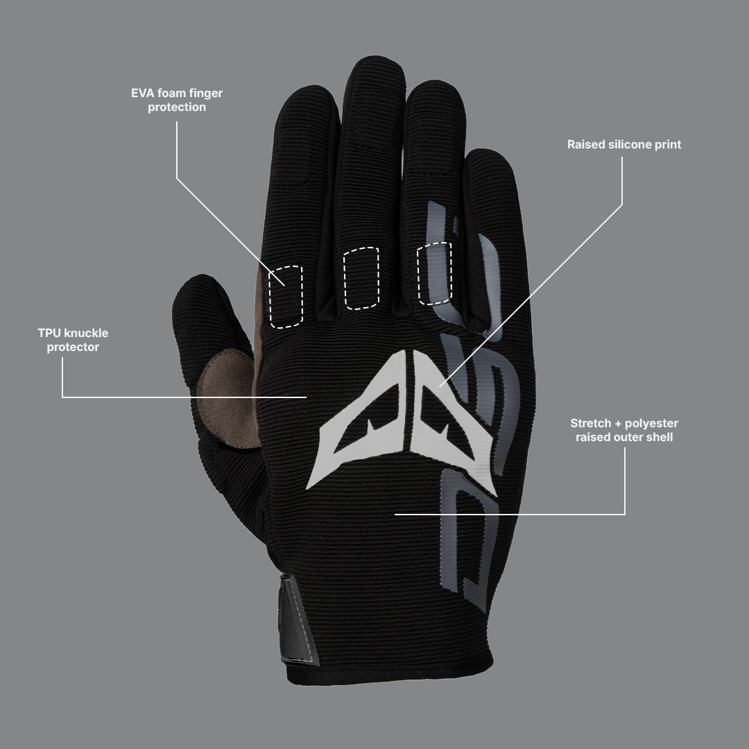 DSG Alpha Air Gloves (Black)