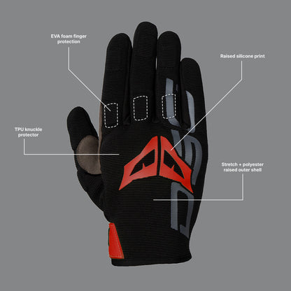 DSG Alpha Air Gloves (Red)