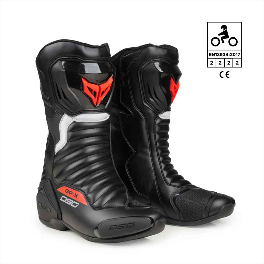 DSG GP-X Riding Boot (Black Racing Red)