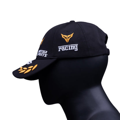 DSG Motorsports Cap - Unisex (Black White Gold)