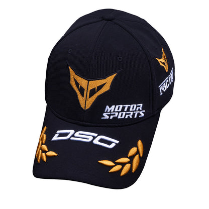 DSG Motorsports Cap - Unisex (Black White Gold)