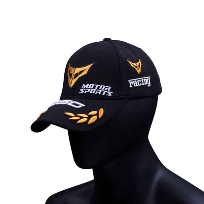 DSG Motorsports Cap - Unisex (Black White Gold)