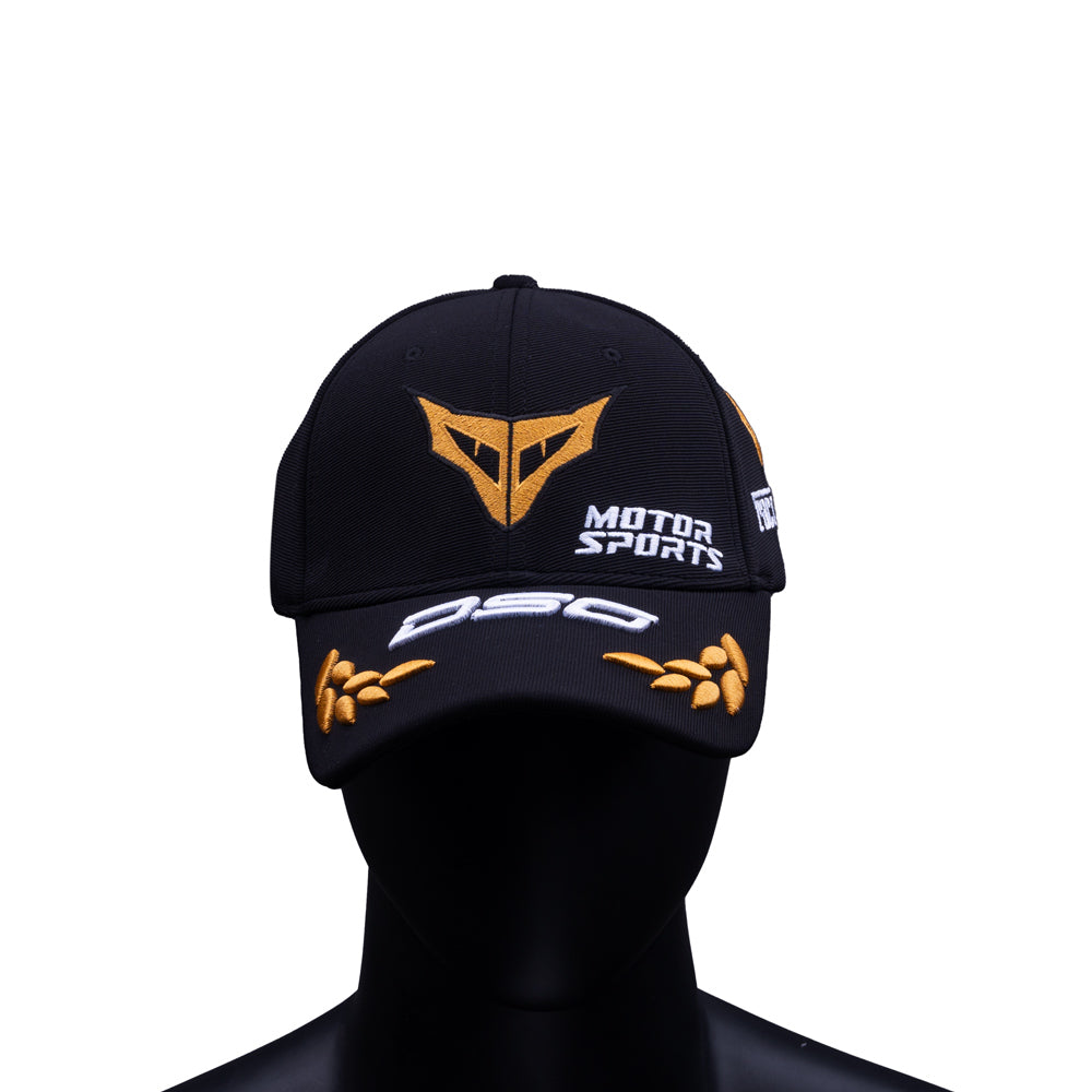 DSG Motorsports Cap - Unisex (Black White Gold)