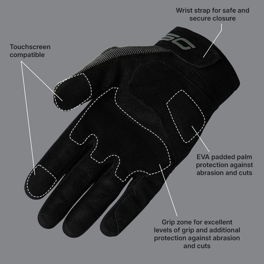 DSG Phoenix Air Riding Glove-Black