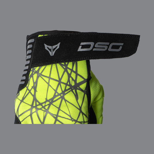 DSG Phoenix Air Riding Glove-Yellow Fluo