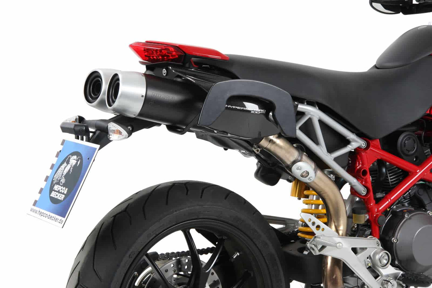 DUCATI Hypermotard 796 EVO / SP Side Cases Carrier C-Bow - Hepco Becker - 630713 00 01