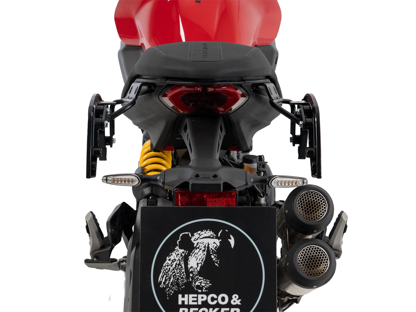DUCATI MONSTER 890 /+ Side Cases Carrier C-Bow - Hepco Becker - 6307714 00 01