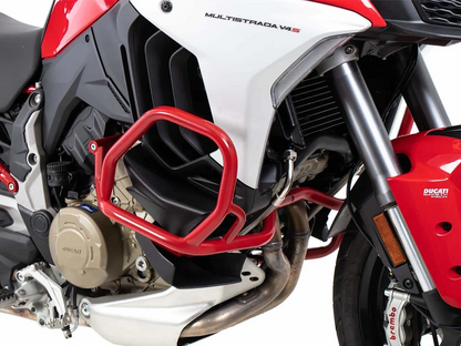DUCATI Multistrada V4 Protection - Engine Bar Red - Hepco Becker - 5017680 00 04