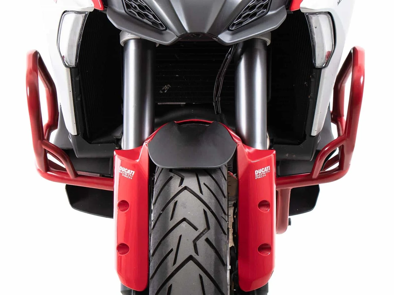 DUCATI Multistrada V4 Protection - Engine Bar Red - Hepco Becker - 5017680 00 04