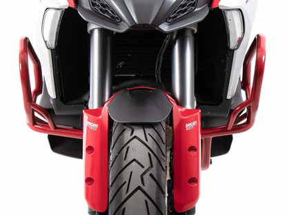 DUCATI Multistrada V4 Protection - Engine Bar Red - Hepco Becker - 5017680 00 04