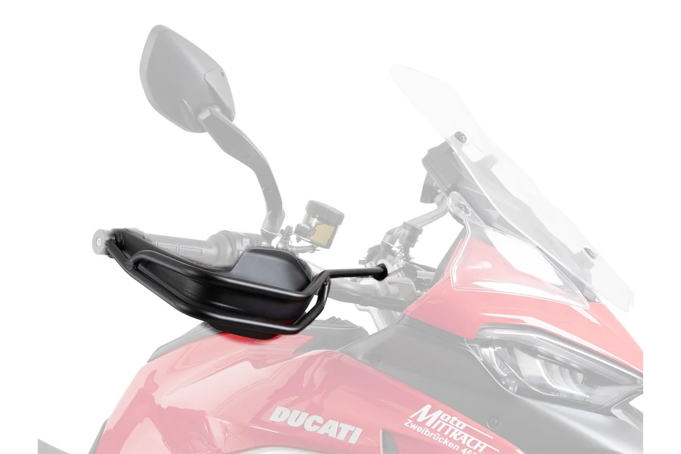 DUCATI Multistrada V4 Protection - Hand Guard Black - Hepco Becker - 42127680 00 01