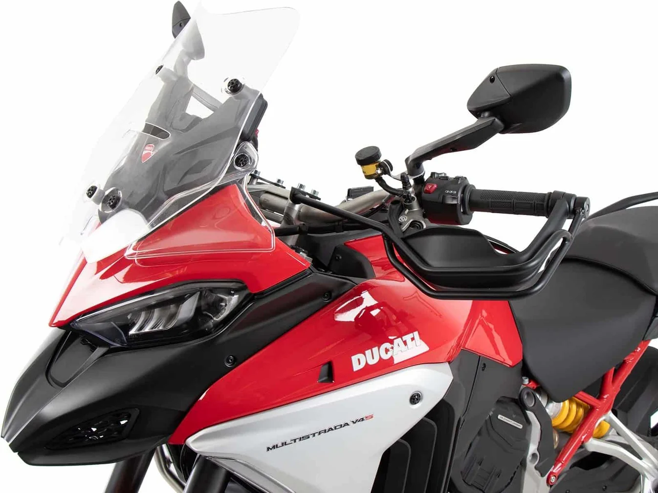 DUCATI Multistrada V4 Protection - Hand Guard Black - Hepco Becker - 42127680 00 01