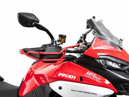 DUCATI Multistrada V4 Protection - Hand Guard Red - Hepco Becker - 42127680 00 04
