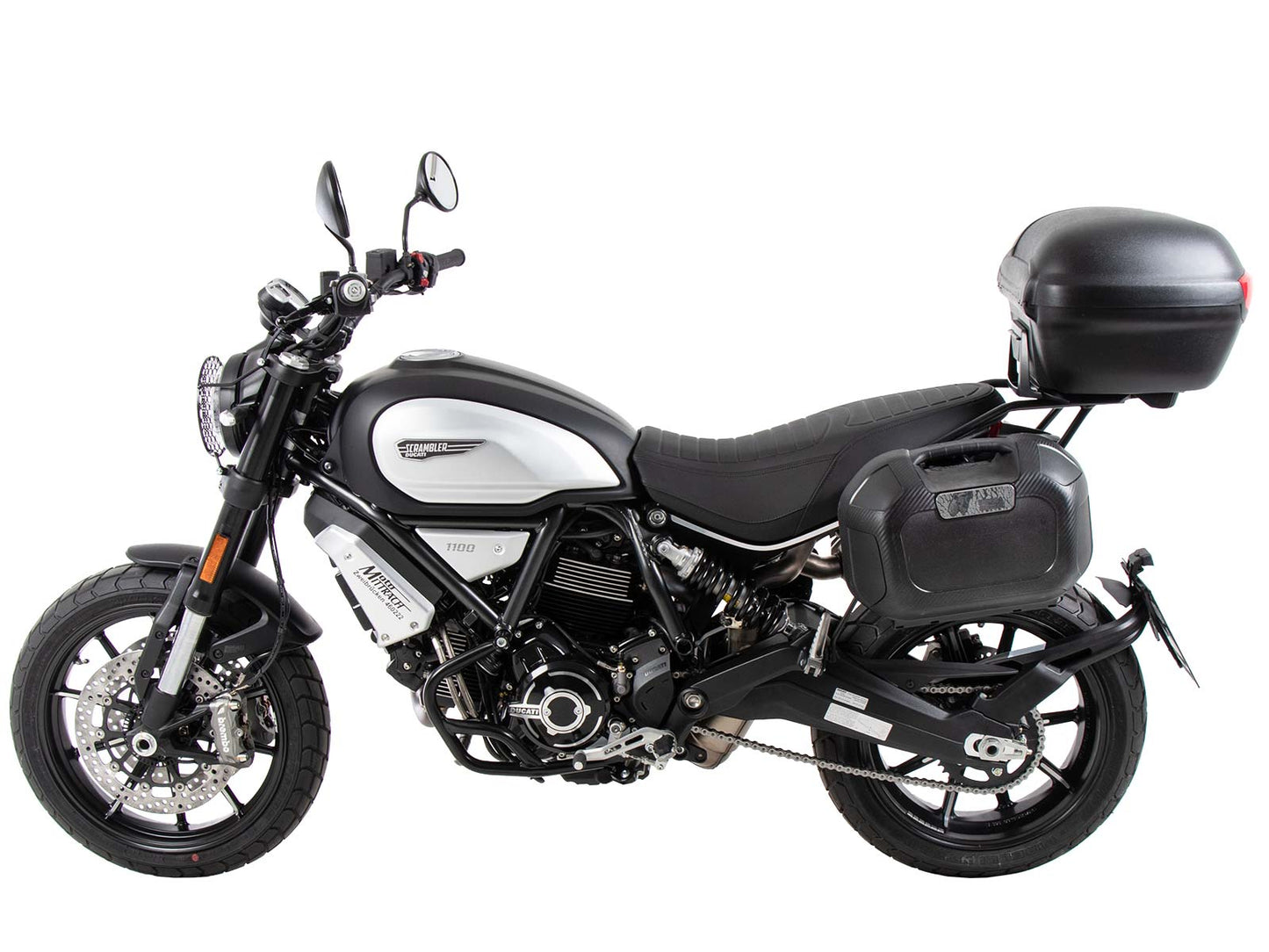DUCATI Scrambler 1100 Dark Pro / Sport Pro Topcase Carrier - Easy Rack - Hepco Becker - 6617616 01 01