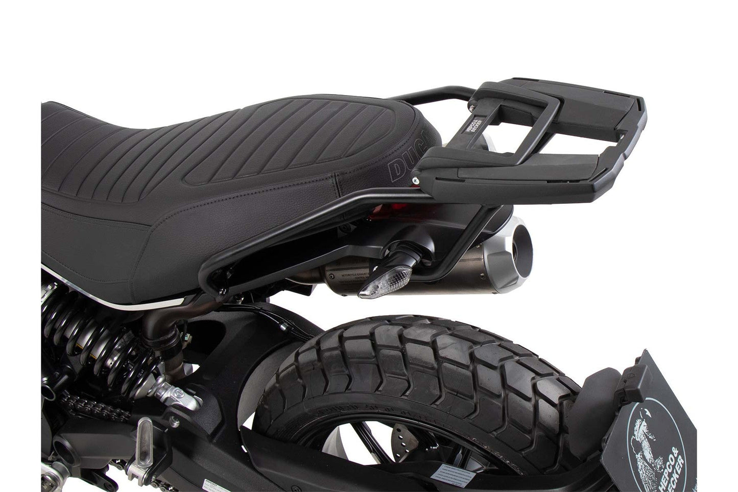 DUCATI Scrambler 1100 Dark Pro / Sport Pro Topcase Carrier - Easy Rack - Hepco Becker - 6617616 01 01