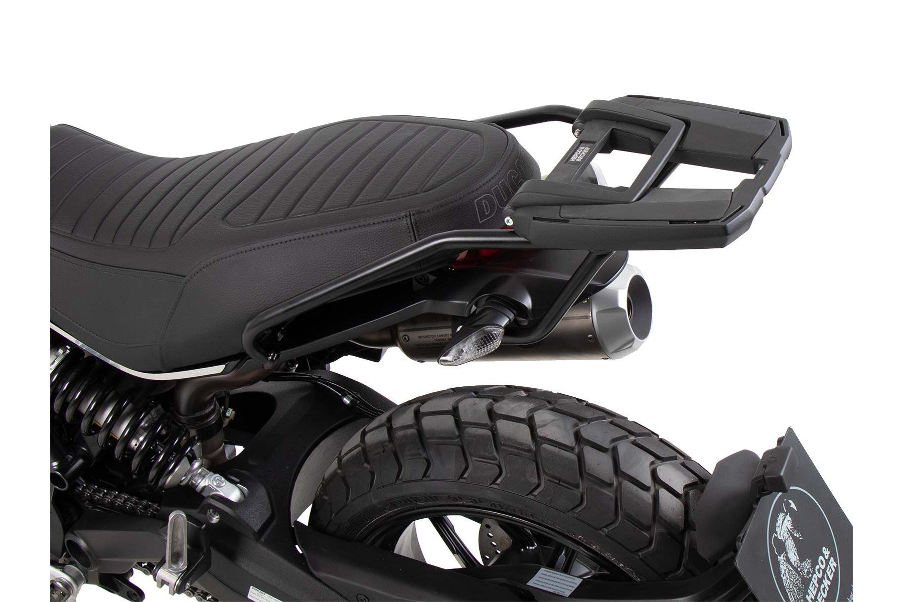 DUCATI Scrambler 1100 Dark Pro / Sport Pro Topcase Carrier - Easy Rack - Hepco Becker - 6617616 01 01