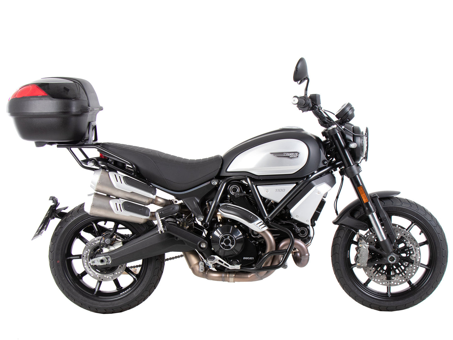 DUCATI Scrambler 1100 Dark Pro / Sport Pro Topcase Carrier - Easy Rack - Hepco Becker - 6617616 01 01