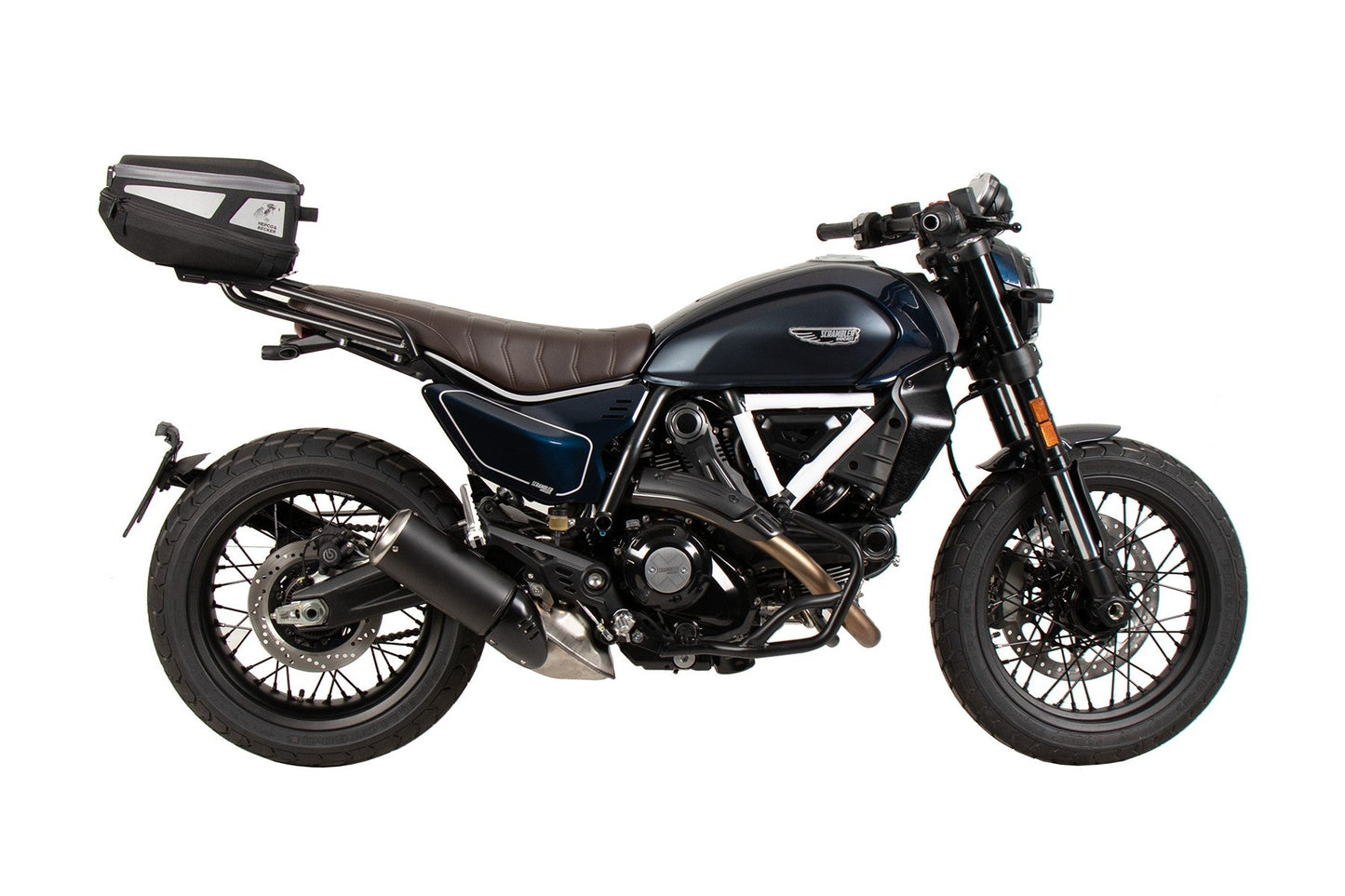 DUCATI Scrambler 800 Nightshift Soft Luggage - Smartrack Rack - Hepco Becker - 6807654 01 01