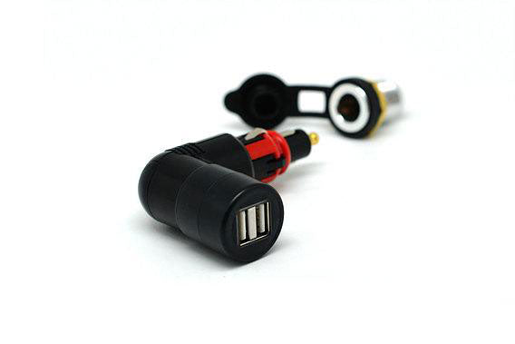 Cliff Top Din (Hella) & Cigarette to USB (Interchangeable) - 3.3A -TC-6682UB