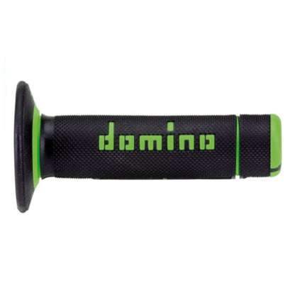 Domino Handlebar Grips Black/Green - A02041C4440A7-1