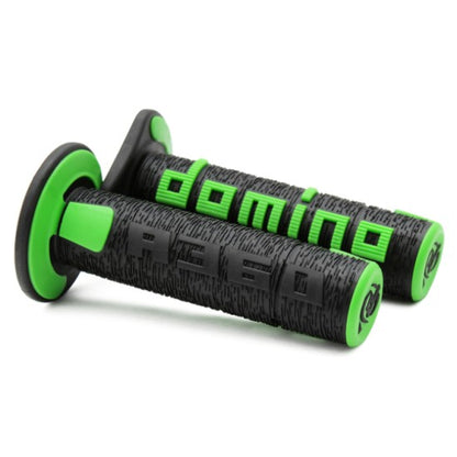 Domino Handlebar Grips Black/Green - A36041C4044A7-0