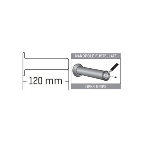 Domino Handlebar Grips Green/Black - A35041C4044C7-0